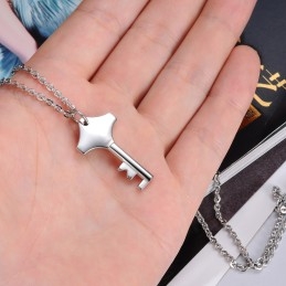 Titanium Ketting Met Sleutel Van Uitstekende Kwaliteit