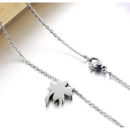 De Koningin Van De Kwaliteit, Vrouwelijke Klavervormige Titanium Ketting