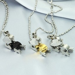 Stabiele Kwaliteit Titanium Ketting In De Vorm Van Een Hond