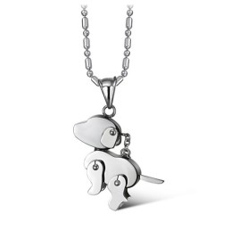 Stabiele Kwaliteit Titanium Ketting In De Vorm Van Een Hond
