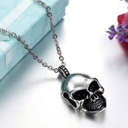 De King Of Quantity Schedel Titanium Ketting