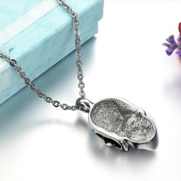 De King Of Quantity Schedel Titanium Ketting
