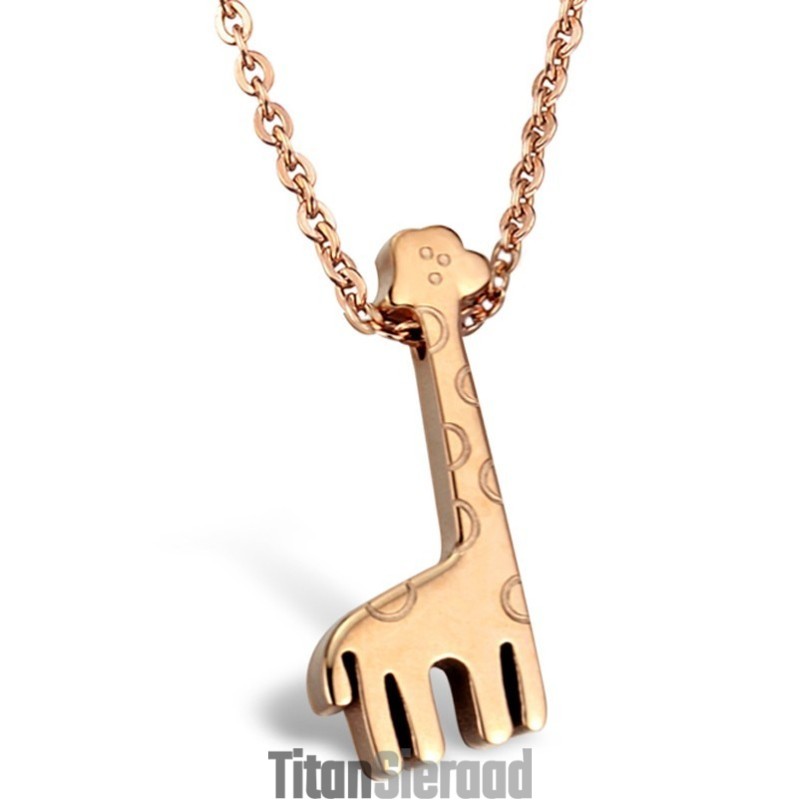 Duurzame, In Gebruik Zijnde, Girafvormige Titanium Ketting Duurzame, In Gebruik Zijnde, Girafvormige Titanium Ketting