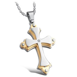 Stabiele Kwaliteit Kruis Titanium Ketting