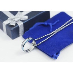Klassieke Koreaanse Ringhanger En Titanium Ketting