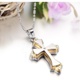 Stabiele Kwaliteit Kruis Titanium Ketting