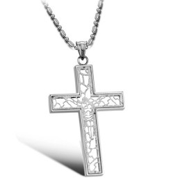 De Koningin Van Kwaliteit Mannelijke Kruis Titanium Ketting
