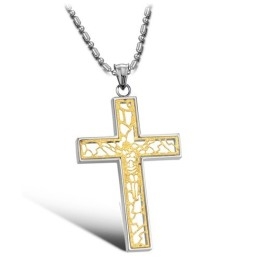 De Koningin Van Kwaliteit Mannelijke Kruis Titanium Ketting