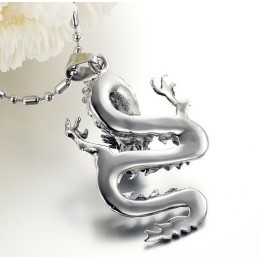 Hoogwaardige Mannelijke Kirin Titanium Ketting