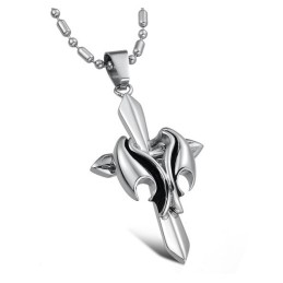 Stabiele Kwaliteit Mannelijke Kruis Titanium Ketting