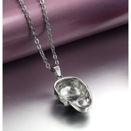 Titanium Ketting Met Schedel Van Superieure Kwaliteit Voor Mannen