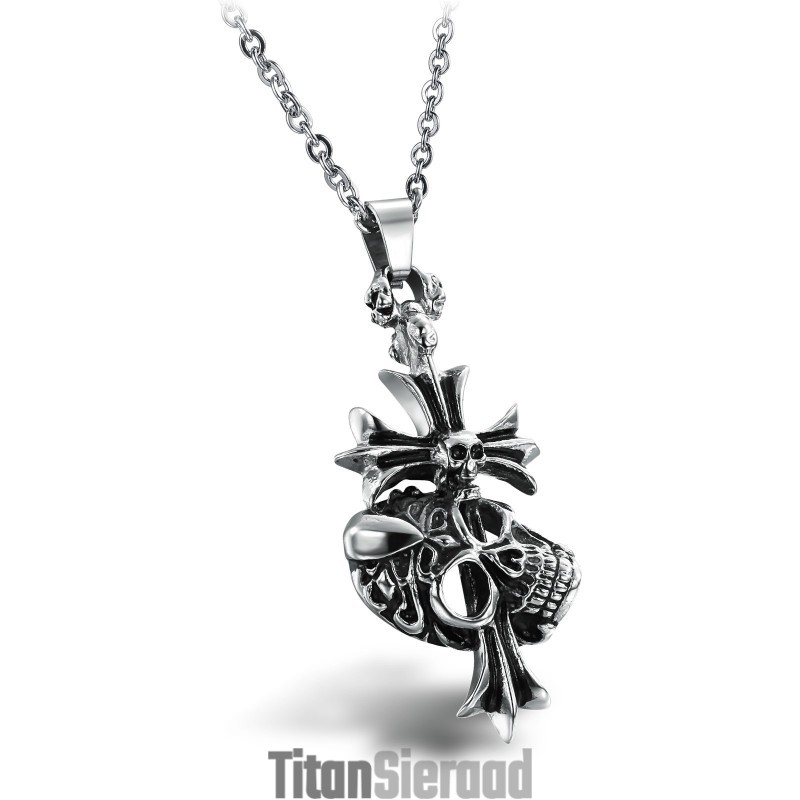 De Koning Van Hoeveelheid Mannelijke Kruis Titanium Ketting De Koning Van Hoeveelheid Mannelijke Kruis Titanium Ketting