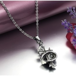 De Koning Van Hoeveelheid Mannelijke Kruis Titanium Ketting