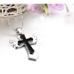 Stabiele Kwaliteit Kruis Titanium Ketting