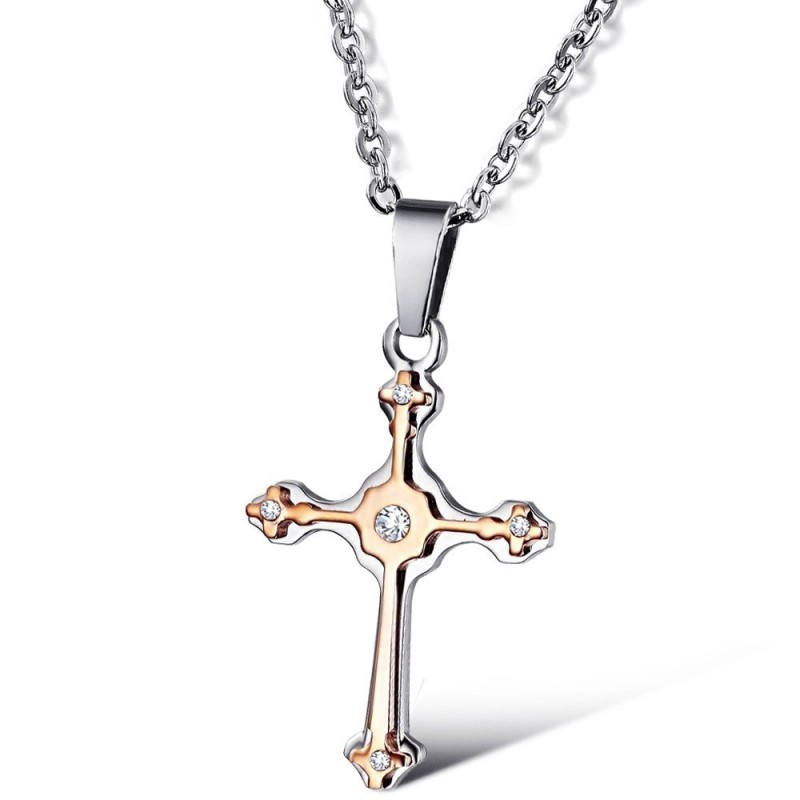 Betrouwbare Kwaliteit Vrouwelijke Kruis Titanium Ketting Betrouwbare Kwaliteit Vrouwelijke Kruis Titanium Ketting