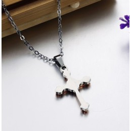 Betrouwbare Kwaliteit Vrouwelijke Kruis Titanium Ketting