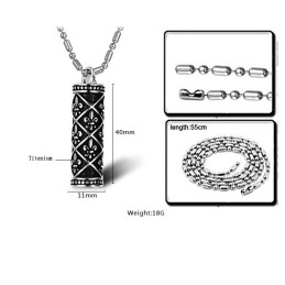 Wereldberoemde Nationale Stijl Titanium Ketting