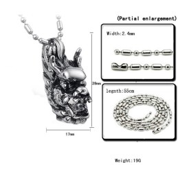 De Koningin Van De Kwaliteit Mannelijke Kirin Titanium Ketting