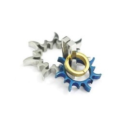 Mode Pure Titanium Heren Hangers En Ketting Sun Whell