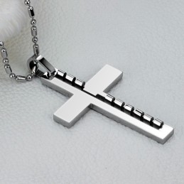 Kwaliteit En Kwantiteit Gegarandeerde Mannelijke Kruis Titanium Ketting