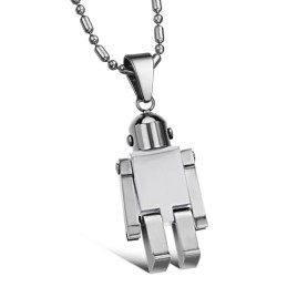 Gebruiksvriendelijke Witte Titanium Ketting Voor Mannen