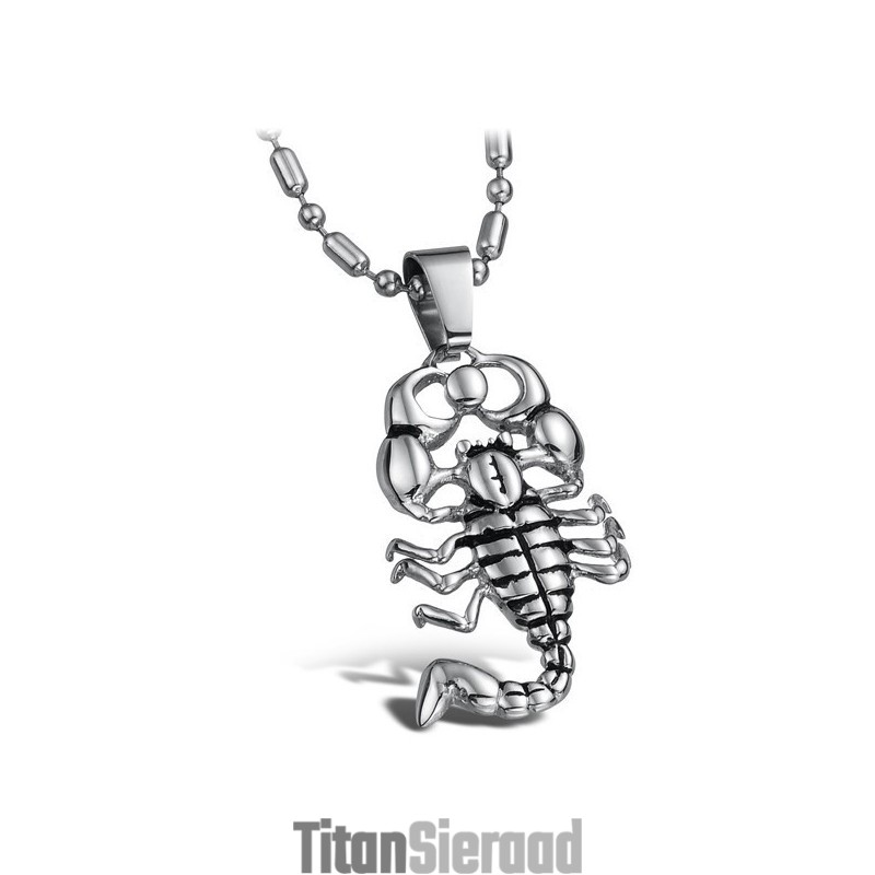 Hoogwaardige Schorpioen Titanium Ketting