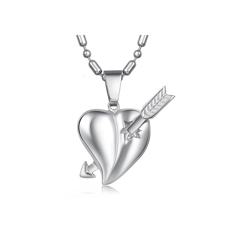 Goed Verkocht Over De Hele Wereld: Een Titanium Ketting Met Een Vrouwelijk Hartje