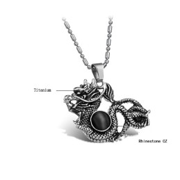 Bekend Om Zijn Hoogwaardige Titanium Herenketting Met Kralen