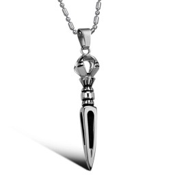 Hoogwaardige Mannelijke Prismatische Titanium Ketting