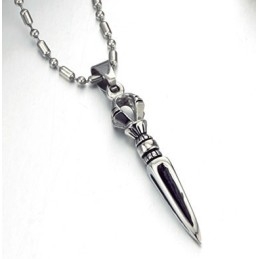 Hoogwaardige Mannelijke Prismatische Titanium Ketting