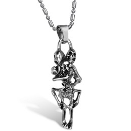Stabiele Kwaliteit Mannelijke Schedel Titanium Ketting