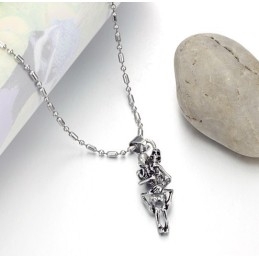 Stabiele Kwaliteit Mannelijke Schedel Titanium Ketting