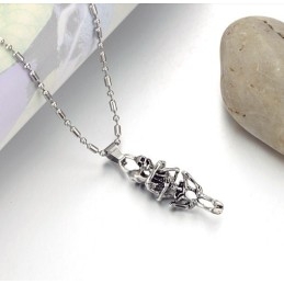 Stabiele Kwaliteit Mannelijke Schedel Titanium Ketting