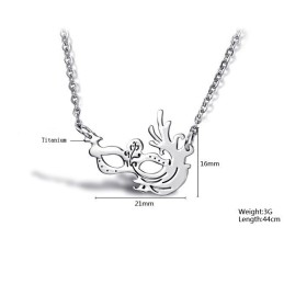 Betrouwbare Prestatie Vrouwelijke Titanium Ketting Met Onregelmatige Vorm