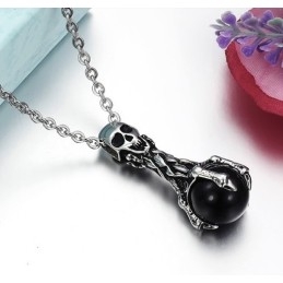 Kwaliteit En Kwantiteit Gegarandeerde Schedel Titanium Ketting