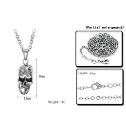 De Koning Van De Hoeveelheid Mannelijke Demon Titanium Ketting