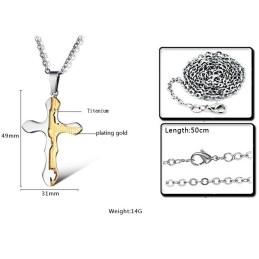 Hoogwaardige Kruistitanium Ketting