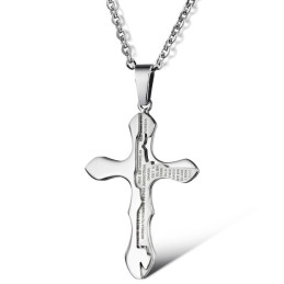 Eenvoudig Te Gebruiken Kruis Titanium Ketting
