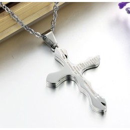 Eenvoudig Te Gebruiken Kruis Titanium Ketting
