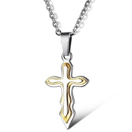 Hoogwaardige Vrouwelijke Kruis Titanium Ketting