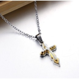 Hoogwaardige Vrouwelijke Kruis Titanium Ketting