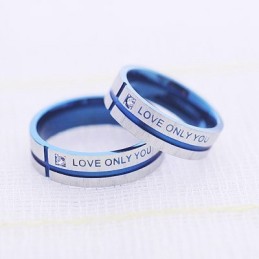 Love Only You Titanium Koppels Rechts Ring