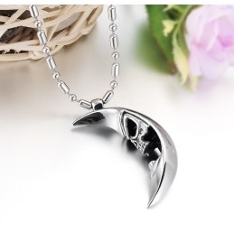 Hoogwaardige Mannelijke Maanvormige Titanium Ketting