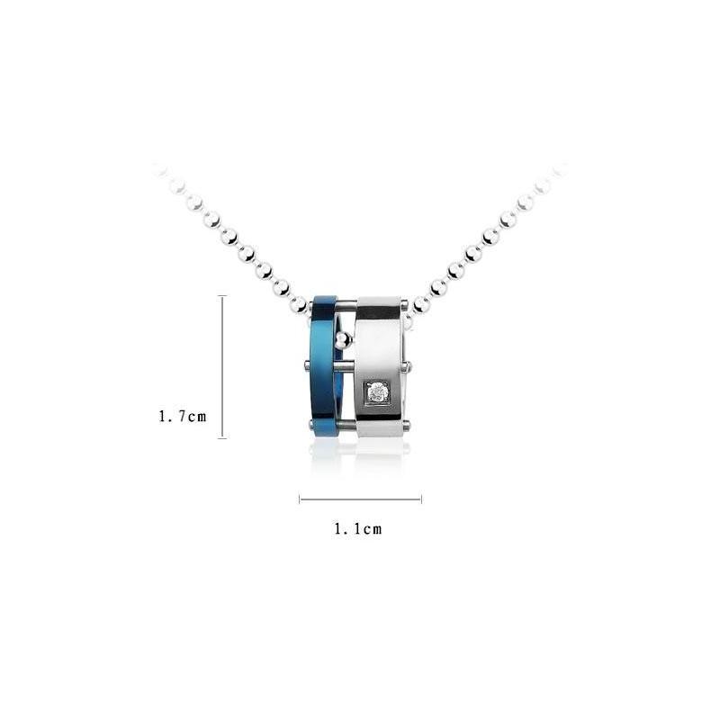 Man Blue Roller Pure Titanium Kettinghanger (Nieuw)