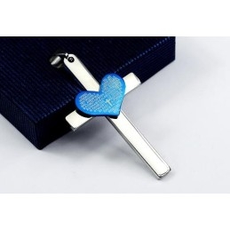 Mode Coole Sweetheart Kruis Hanger En Ketting