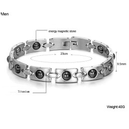 Betrouwbare Antivermoeidheidsarmband Van Titanium Voor Geliefden