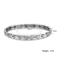Bekend Om Zijn Hoogwaardige Titanium Magneet Armband Voor Geliefden