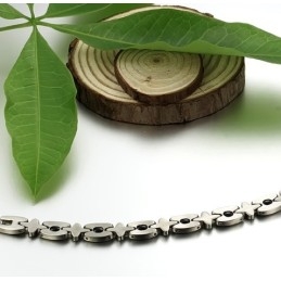 Armband Van Hoogwaardig Titanium Met Magneetsteen