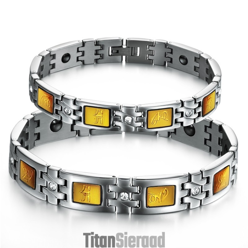 Betrouwbare Kwaliteit Titanium Magneet Armband Voor Geliefden Betrouwbare Kwaliteit Titanium Magneet Armband Voor Geliefden