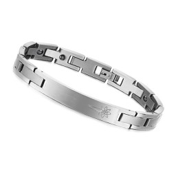 Om Te Genieten Van Een Hoge Reputatie In Binnen- En Buitenland: Titanium Armband Voor Geliefden Met Diamant